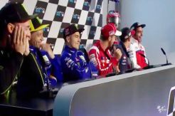 Saat Jumpa Pers, Joki Ducati Bikin Cekikikan Rossi, Marquez, Vinales