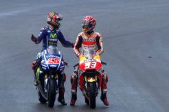 Habis Senggolan dengan Vinales, Marquez Rebut Pole MotoGP Jerman 2017