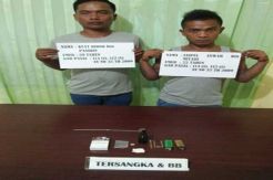 Asyik Nyabu, Dua Pemuda Dibekuk Polisi