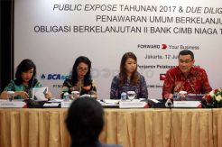 CIMB Niaga Tawarkan Obligasi Berkelanjutan II Tahap II Sebesar Rp1 Triliun