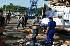 Ditpolair dan Bea Cukai Jambi Amankan 14 Bal Pakaian Ilegal