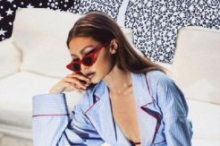 Gigi Hadid Perkenalkan Tren Lipstik Warna Abu-abu Semen