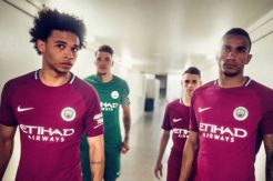 Manchester City Resmi Kenalkan Jersey Tandang Musim 2017-2018