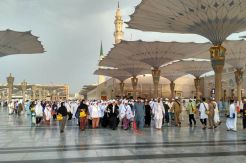 Masjid Nabawi Mulai Dibanjiri Jamaah Haji
