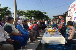 Satu-satunya Wanita Tukang Ojek Tugumulyo Ikut Ngopi Bareng Kapolres