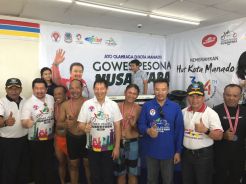Lantamal VIII dan Yonmarhanlan VIII Juara Lomba Selam Manado Open 2017