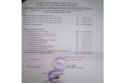 Pungutan di SMPN 2 Arut Selatan Capai Rp552 Juta Dikeluhkan