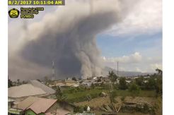 Gunung Sinabung 20 Kali Erupsi, Waspadai Hujan Abu