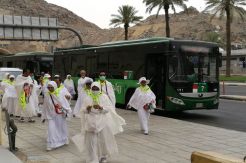 Bus Shalawat yang Jadi Andalan Jamaah Menuju Masjidil Haram