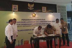 HoA Diteken, Proyek Lapangan Gas Bumi JTB Bisa Dieksekusi