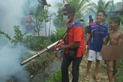 2.000 Lebih Rumah di Banyuasin Di-Fogging Rescue Perindo Sumsel