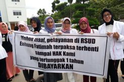 Tenaga Medis Mogok, Pelayanan RSUD Terhenti 4 Jam