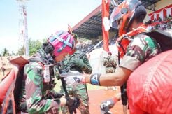 15 Penerjun Meriahkan HUT RI di Jayapura, Dua di Antaranya Perempuan
