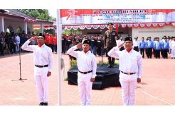 Puluhan Mantan Kombatan Terorisme Ikuti Upacara Bendera di Lamongan
