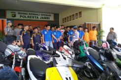 Operasi Jaran, Polresta Jambi Amankan 28 Pelaku Curanmor
