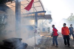 Setahun, Rescue Perindo Jateng Gelar 80 Kali Fogging di 22 Kota