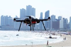 Shark Detecting Drones Patrol in Australian Beaches