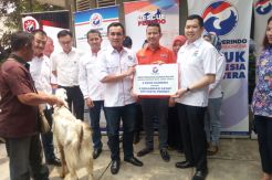 Pemuda Perindo Ajak Kader Distribusi Hewan Kurban di Pinggir Jakarta