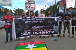 Aksi Solidaritas Kendari untuk Rohingya