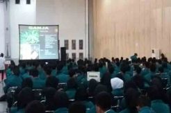 Tangkal Narkoba, Ribuan Mahasiswa Baru UST Ikuti Kuliah Umum