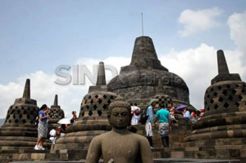 Pintu 7 Candi Borobudur Dijaga Ketat Jelang Aksi Solidaritas Rohingya