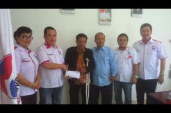 Dapat Bantuan Kaki Palsu dari Perindo, Tumpal Sitorus Senang