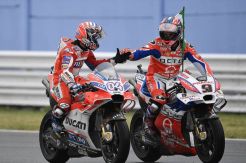 Petrucci Frustrasi dan Sedih Disalip Marquez di Lap Terakhir