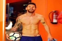 Lionel Messi Pamerkan Tato Baru Bibir Istrinya di Pangkal Paha