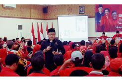Konsolidasi di Kuningan, Hasto Bicara Sungai Citarum Sebagai Jalan Peradaban