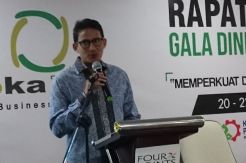Buka Rakernas HIPKA, Sandiaga Uno Pacu Pengusaha di Era Digitalisasi