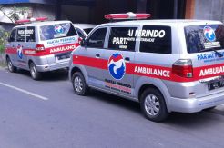 Gunung Agung Siaga, Dua Ambulans Partai Perindo Disiagakan
