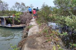 Lahan Terendam Banjir...
