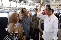 Dari Commuter Line, Presiden Ucapkan Selamat Ulang Tahun PT KAI