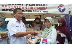 1.250 Kg Beras Baksos Kartini Perindo Ludes dalam 1 Jam