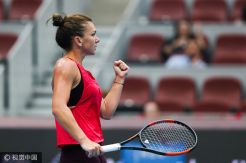 Sempat Keteter Lawan Riske, Simona Halep Lolos ke Babak Kedua