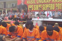 Polresta Sidoarjo Tangkap 64 Tersangka Curas dan Curat Ranmor