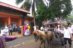 Serahkan Berkas Pemilu, Perindo Disambut Ondel-ondel di KPUD Tangsel