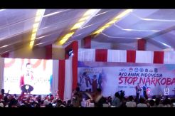 Datang ke Kemayoran, Jokowi Ingatkan Siswa tentang Bahaya Narkoba
