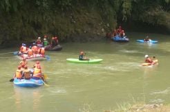 Pencarian Korban Tenggelam Terkendala Derasnya Arus Sungai Cianten