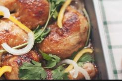 Yuk, Santap Siang dengan Ayam Bakar Bawang Putih Lemon