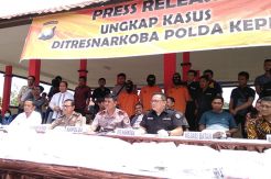 Polda Kepri Musnahkan 40.661 Butir Pil Ekstasi