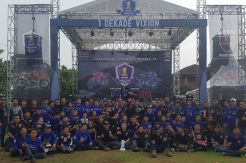 Lautan Bikers Padati Jambore 1 Dekade Vixion