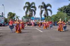 Rampak Perkusi Santri Meriahkan HSN 2017 di Pekalongan