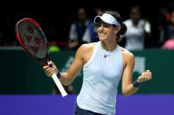 Dapat Dukungan Penuh, Garcia Menang Dramatis Atas Wozniacki