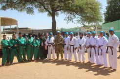 Youngmodo dan Karate Indobatt-03 Tampil di Acara United Nation Day