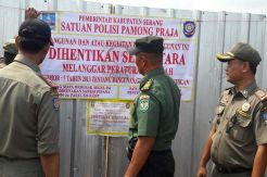Satpol PP Serang Segel Perkebunan Buah Naga Seluas 50 Hektare