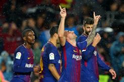 Dua Gol Alcacer Mantapkan Barcelona di Puncak Klasemen Liga Spanyol