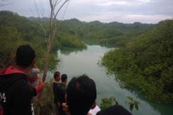 Aneh, Usai Banjir Areal Pertanian Jadi Danau Berair Jernih