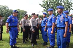 500 Personel Brimob Polda Jateng Siap Bantu Korban Erupsi Gunung Agung