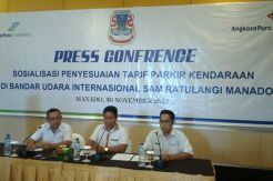 Tarif Parkir Kendaraan di Bandara Manado Naik, AP I Sosialisasi